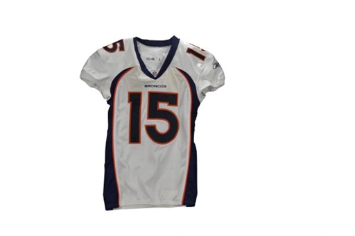 2010 Tim Tebow Denver Broncos Game-Worn Jersey 10/10/10 (Tebow Auth)
